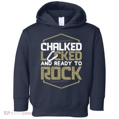 Rock Climbing Bouldering Mountain Climbing Toddler Hoodie