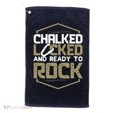 Rock Climbing Bouldering Mountain Climbing Golf Towel