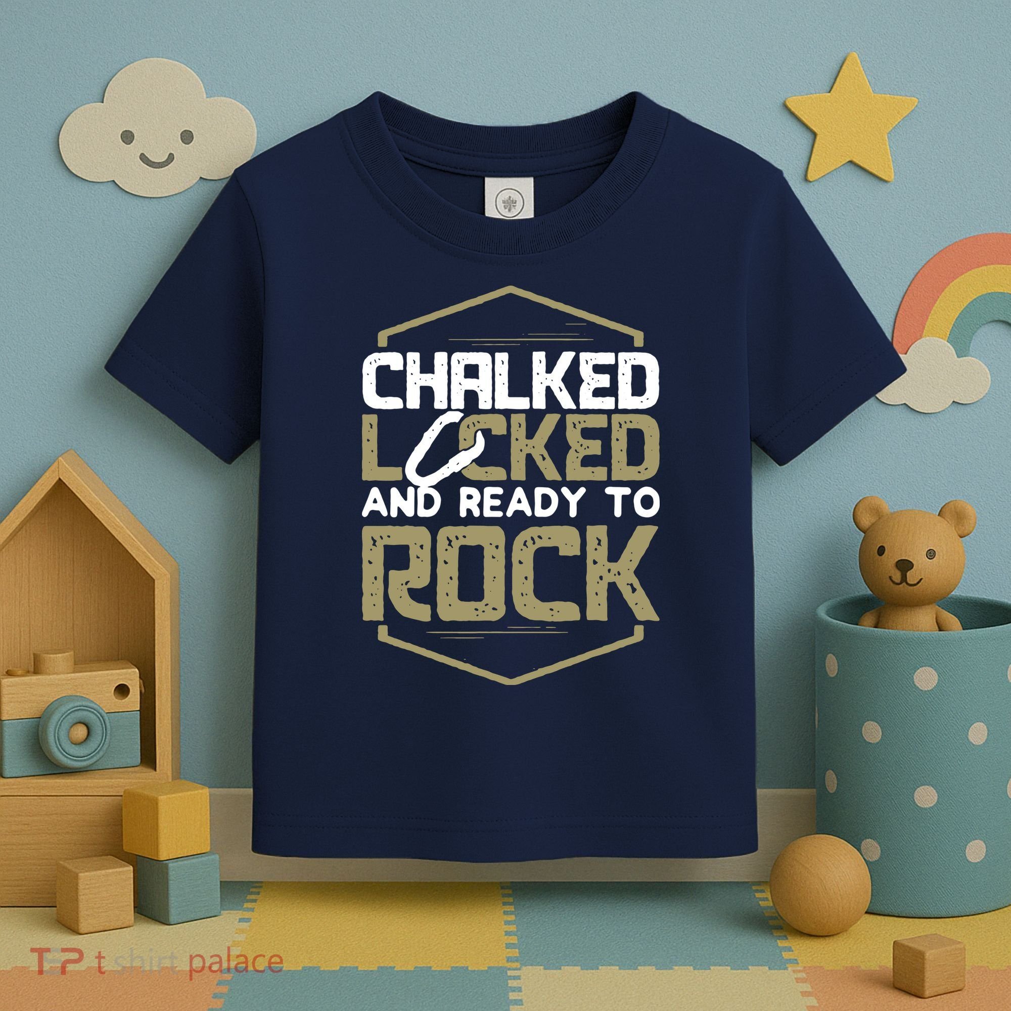 Rock Climbing Bouldering Mountain Climbing Toddler T-Shirt