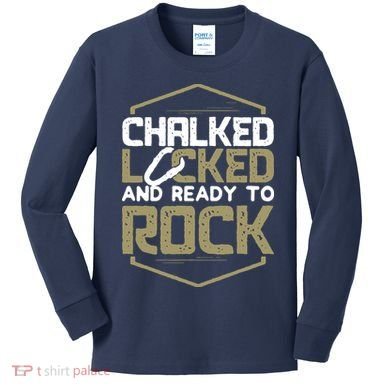 Rock Climbing Bouldering Mountain Climbing Kids Long Sleeve Shirt