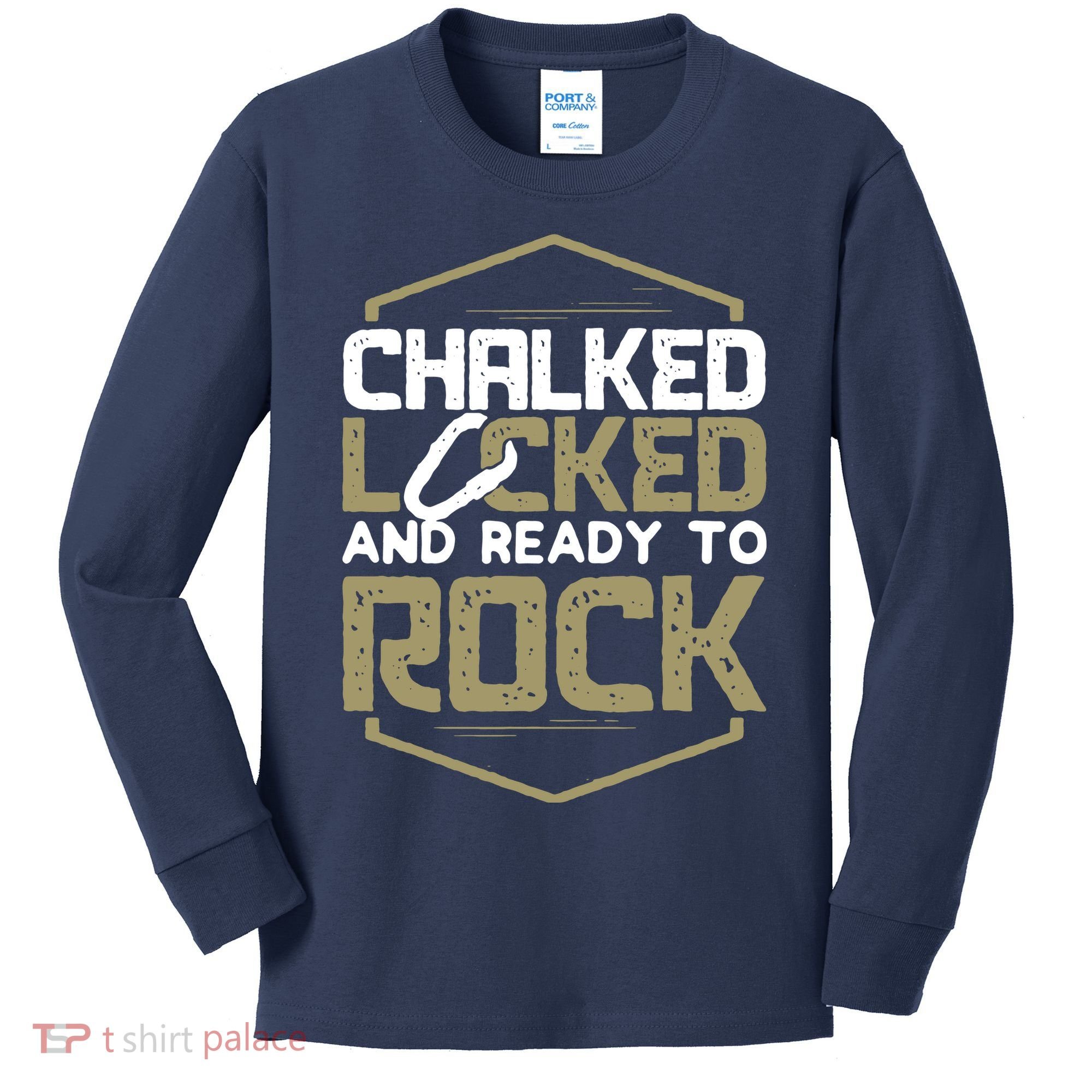 Rock Climbing Bouldering Mountain Climbing Kids Long Sleeve Shirt