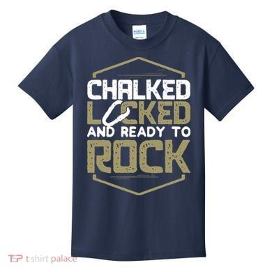 Rock Climbing Bouldering Mountain Climbing Kids T-Shirt