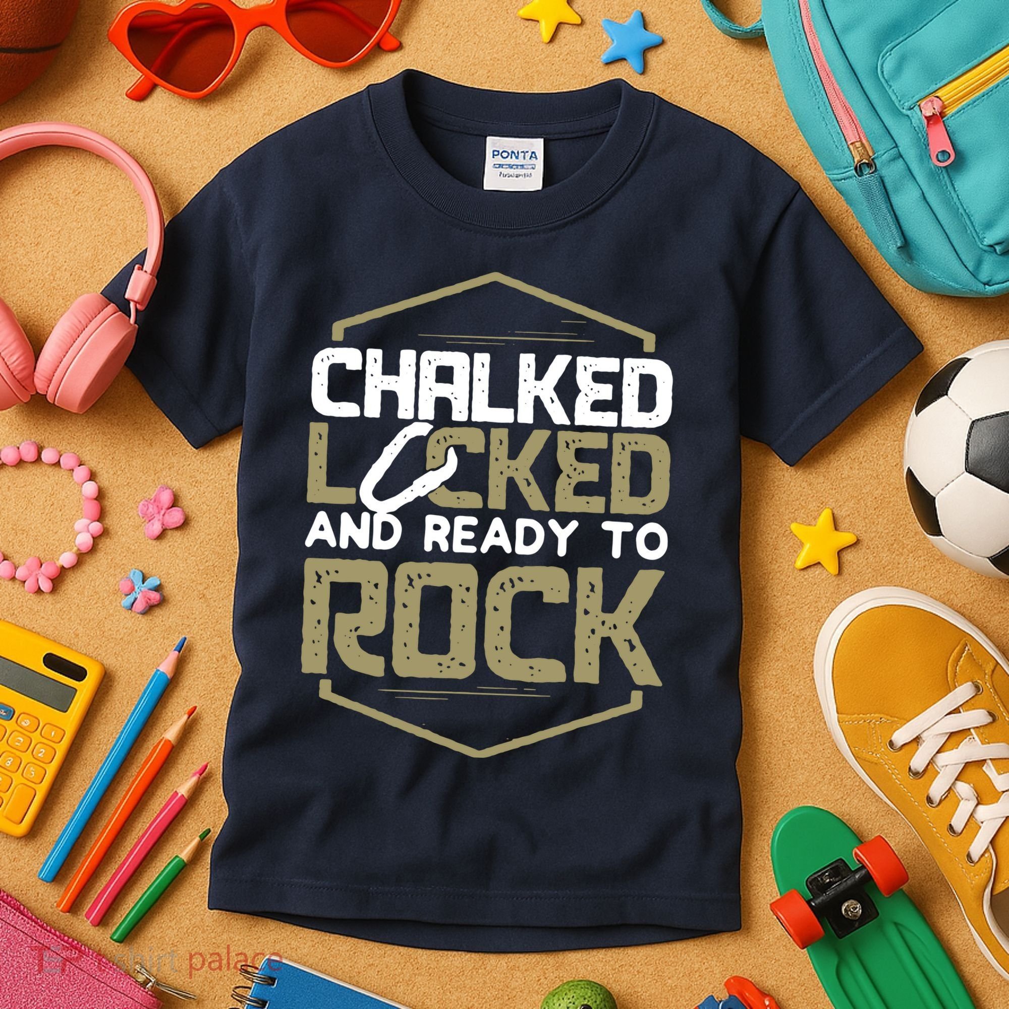 Rock Climbing Bouldering Mountain Climbing Kids T-Shirt