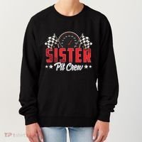Race Car Birthday Party Racing Family Sister Pit Crew Women's Sweatshirt thumb 0