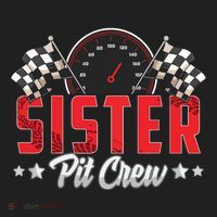 Race Car Birthday Party Racing Family Sister Pit Crew Women's Sweatshirt thumb 2