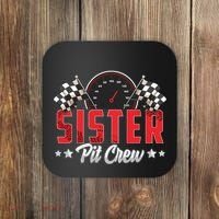 Race Car Birthday Party Racing Family Sister Pit Crew Coaster thumb 0