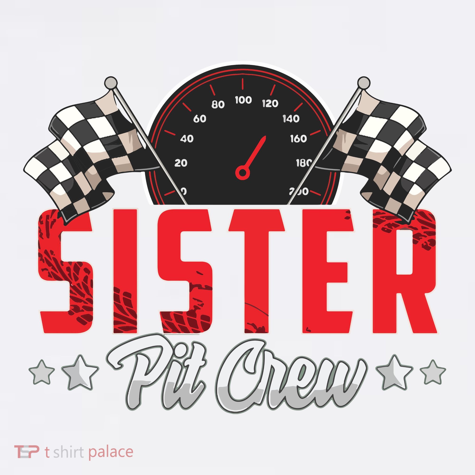 Race Car Birthday Party Racing Family Sister Pit Crew Apron