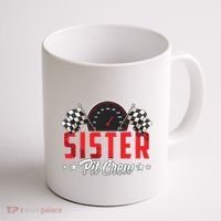 Race Car Birthday Party Racing Family Sister Pit Crew Coffee Mug thumb 1