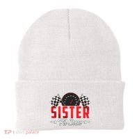 Race Car Birthday Party Racing Family Sister Pit Crew Beanie thumb 0