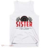 Race Car Birthday Party Racing Family Sister Pit Crew Tank Top thumb 0