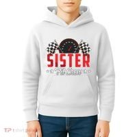 Race Car Birthday Party Racing Family Sister Pit Crew Kids Hoodie thumb 4
