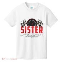 Race Car Birthday Party Racing Family Sister Pit Crew Kids T-Shirt thumb 0