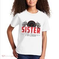 Race Car Birthday Party Racing Family Sister Pit Crew Kids T-Shirt thumb 2