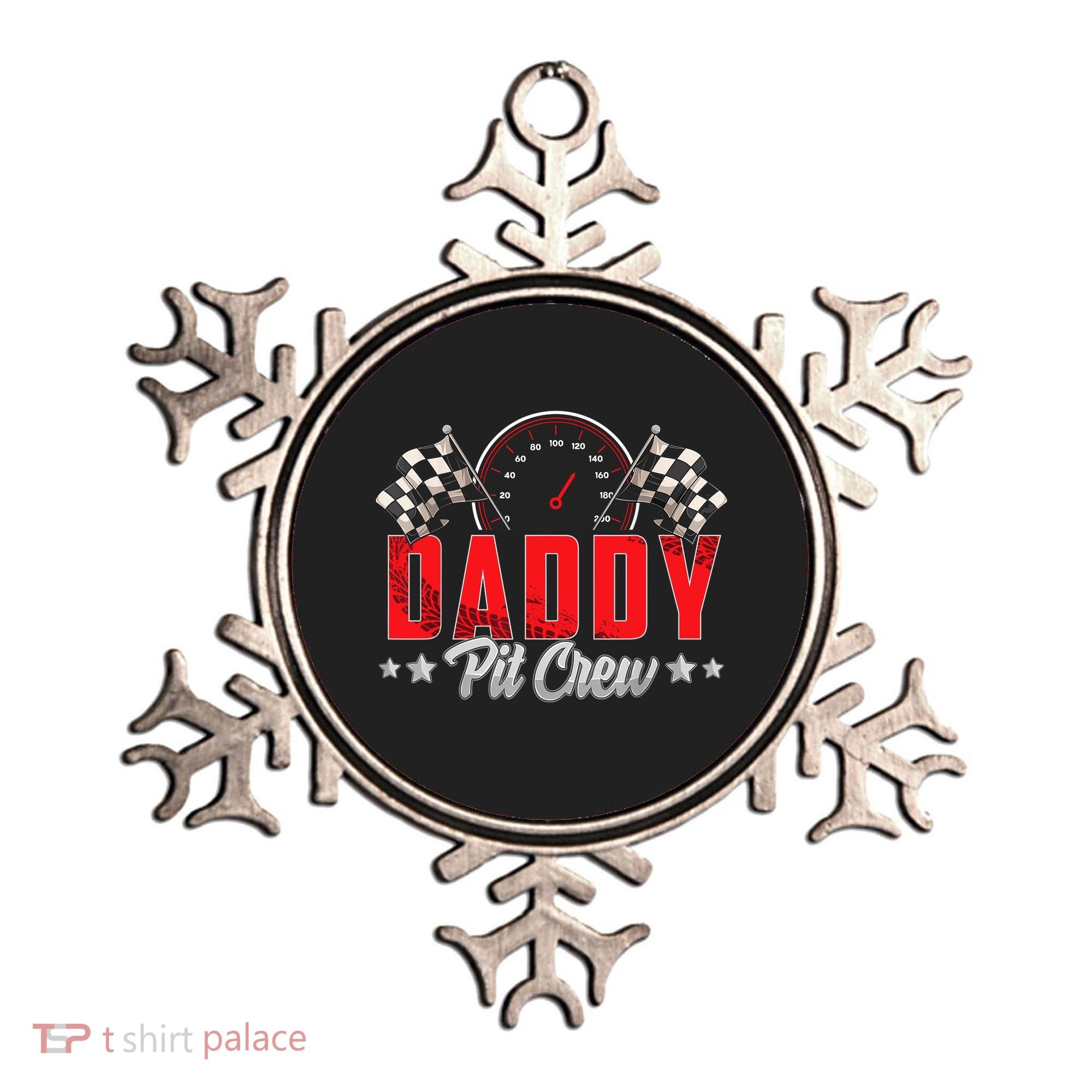 Race Car Birthday Party Racing Family Daddy Pit Crew Ornament