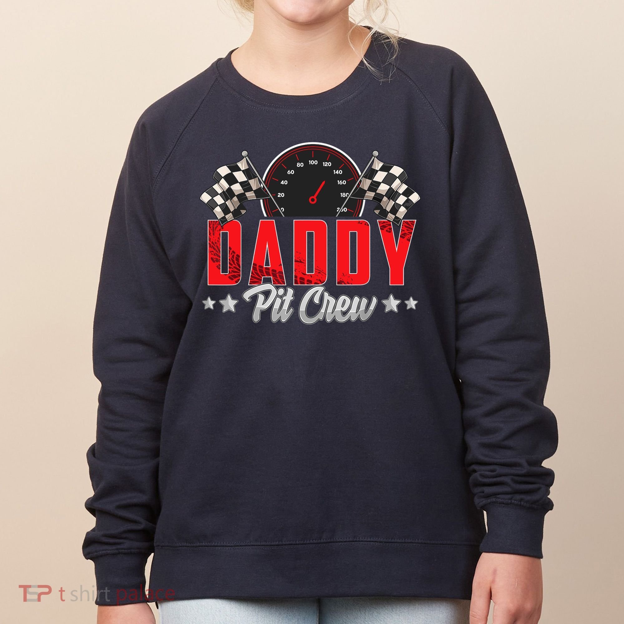Race Car Birthday Party Racing Family Daddy Pit Crew Women's Sweatshirt