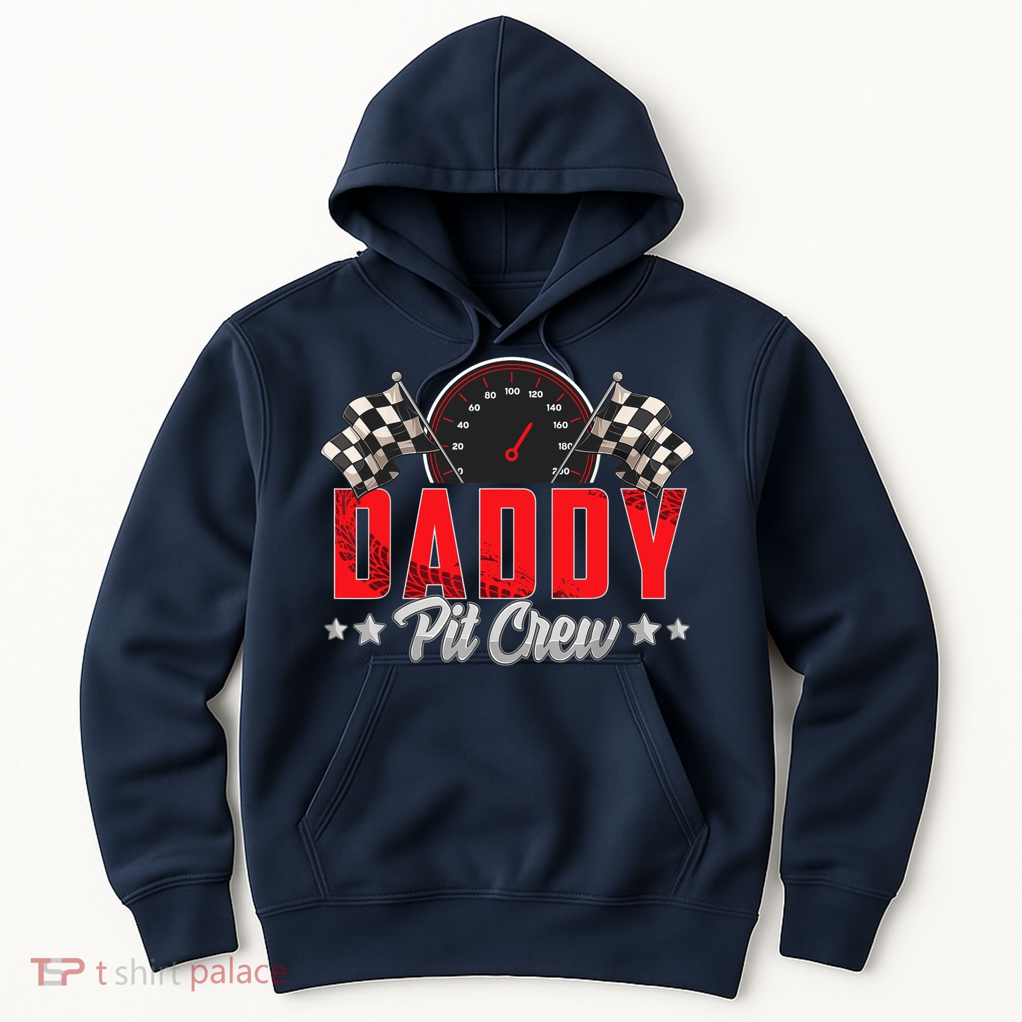 Race Car Birthday Party Racing Family Daddy Pit Crew Hoodie