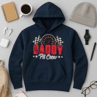 Race Car Birthday Party Racing Family Daddy Pit Crew Hoodie thumb 3