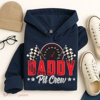 Race Car Birthday Party Racing Family Daddy Pit Crew Hoodie thumb 4