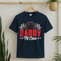 Race Car Birthday Party Racing Family Daddy Pit Crew T-Shirt thumb 2