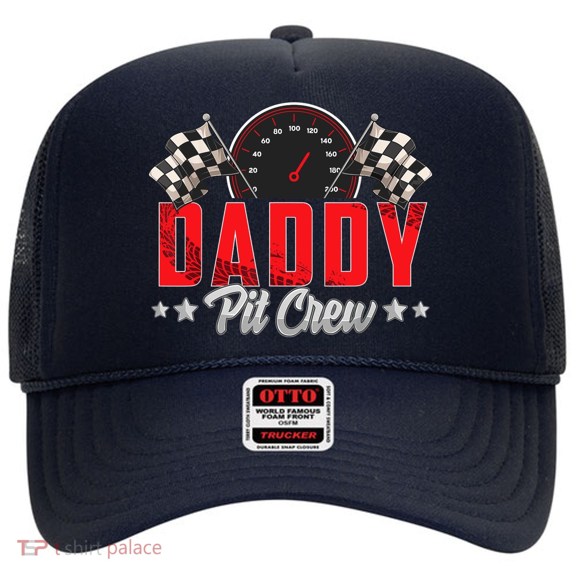 Race Car Birthday Party Racing Family Daddy Pit Crew Hat