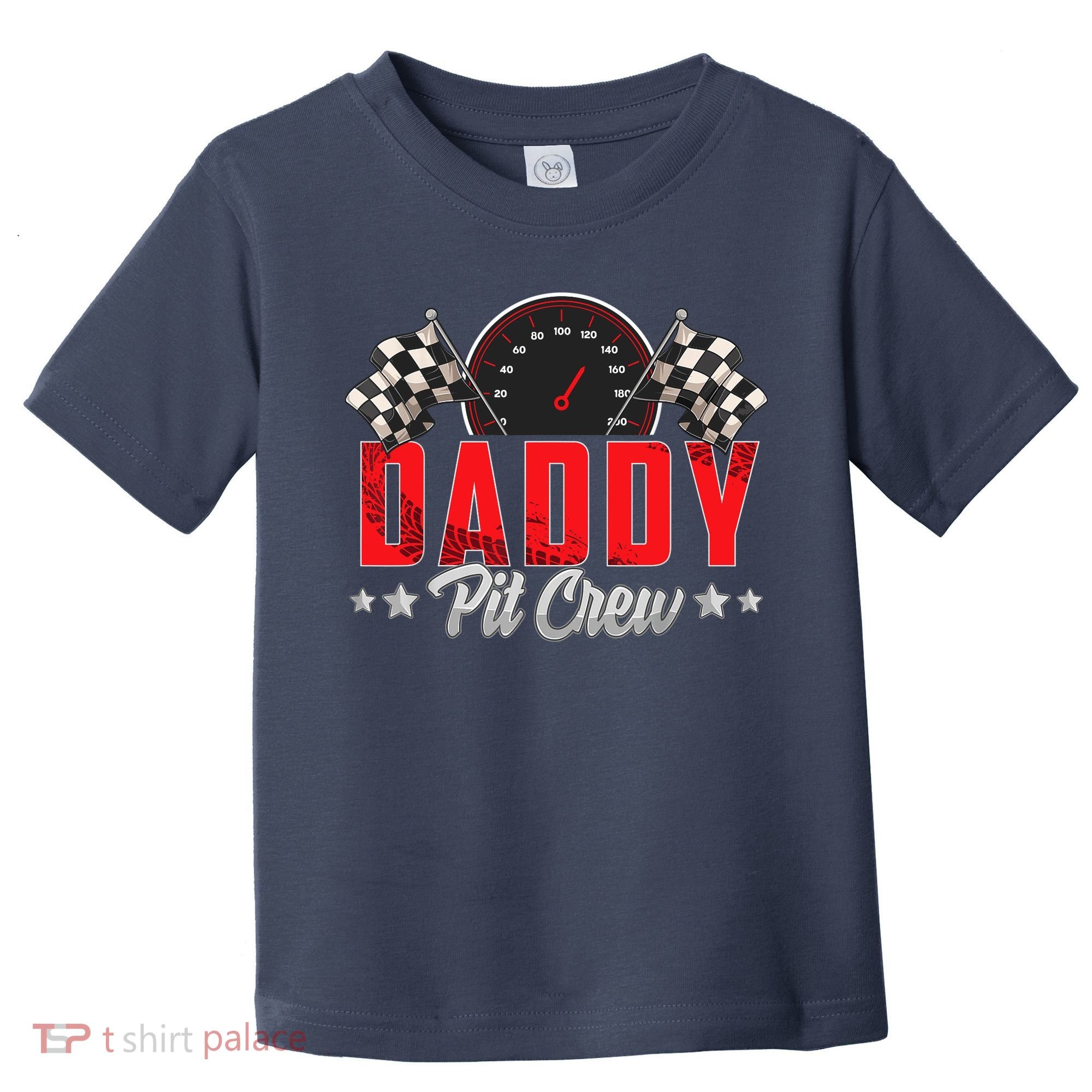 Race Car Birthday Party Racing Family Daddy Pit Crew Toddler T-Shirt
