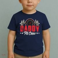 Race Car Birthday Party Racing Family Daddy Pit Crew Toddler T-Shirt thumb 2
