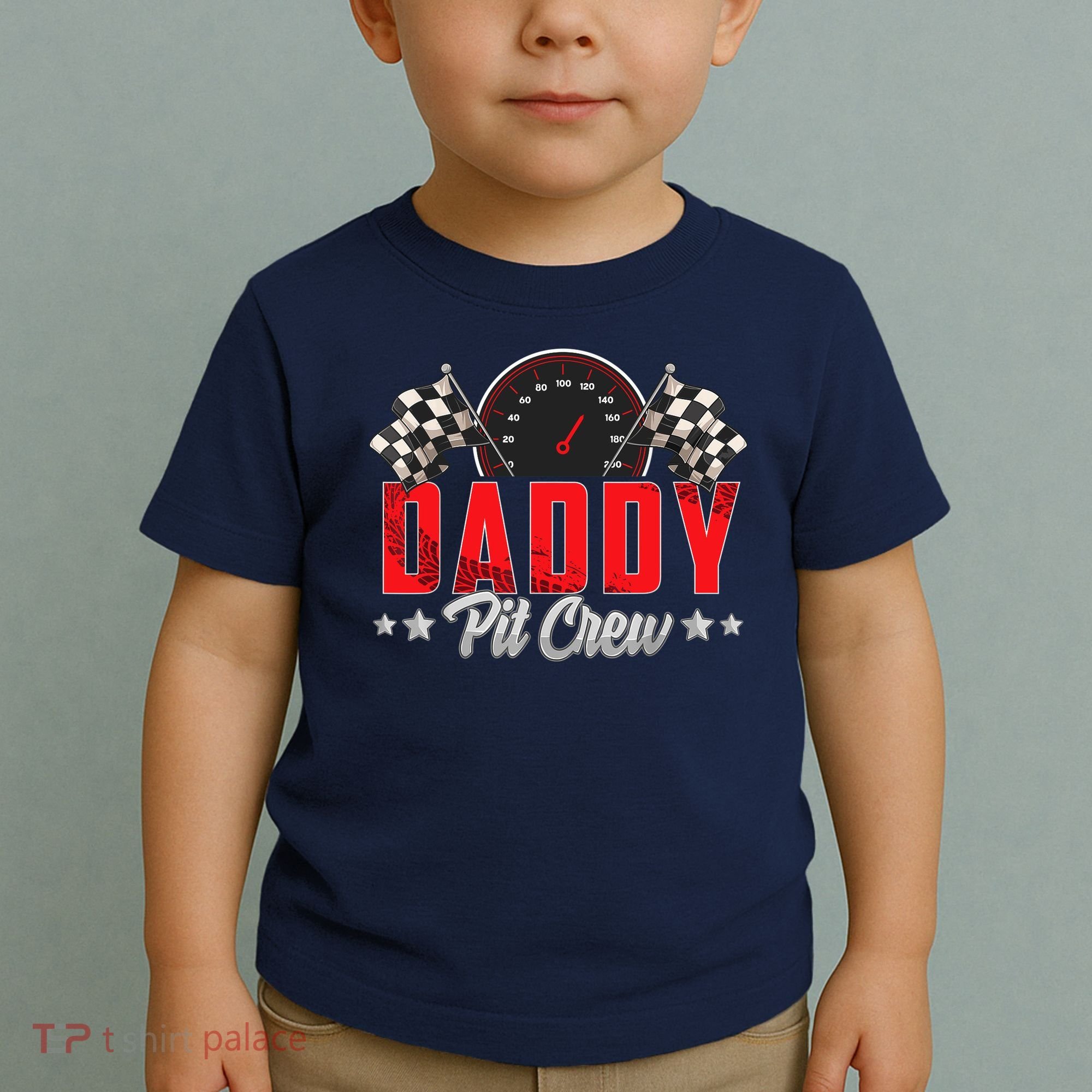 Race Car Birthday Party Racing Family Daddy Pit Crew Toddler T-Shirt