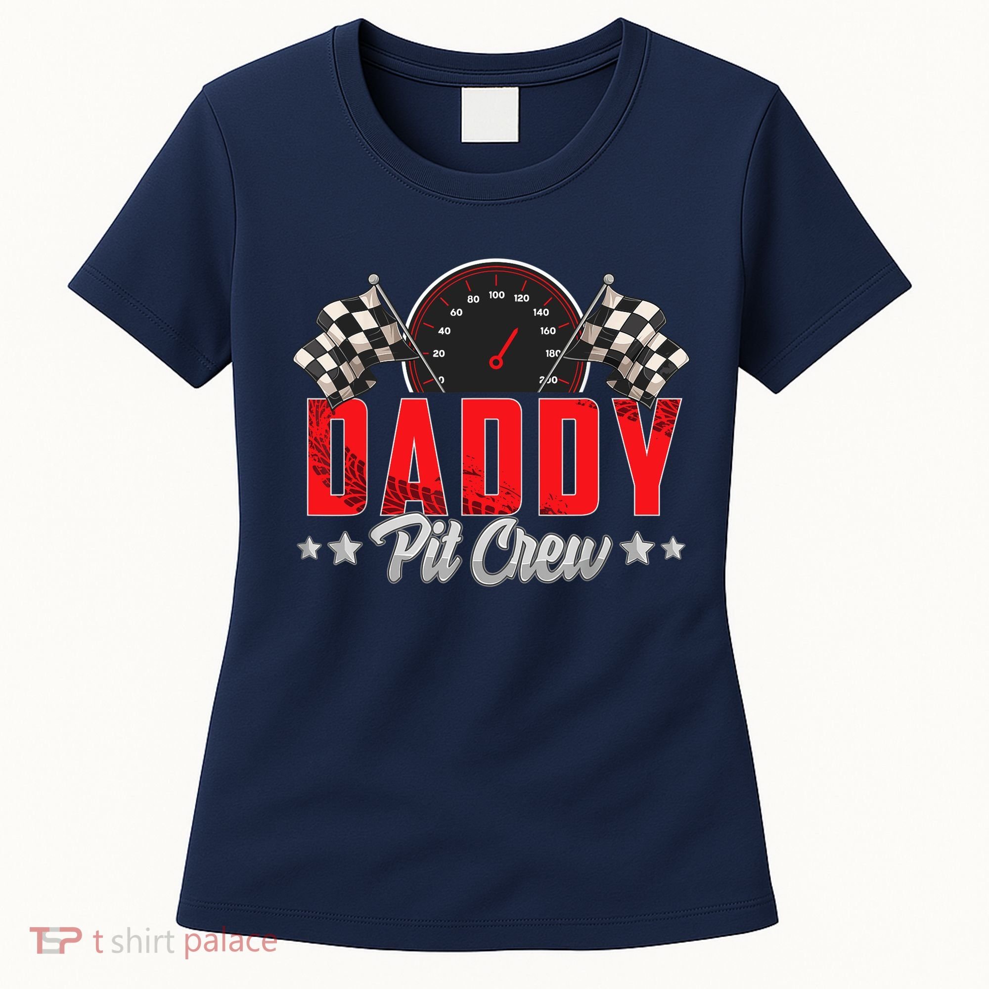 Race Car Birthday Party Racing Family Daddy Pit Crew Women's T-Shirt