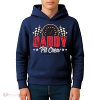 Race Car Birthday Party Racing Family Daddy Pit Crew Kids Hoodie thumb 4