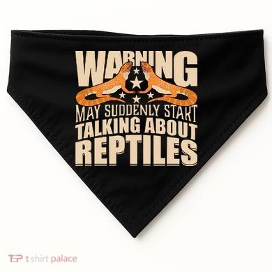 Reptiles Cute Bearded Dragon USA-Made Doggie Bandana