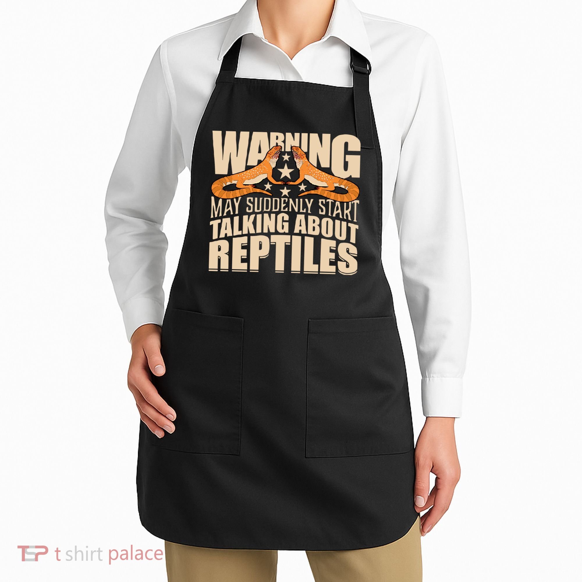Reptiles Cute Bearded Dragon Apron