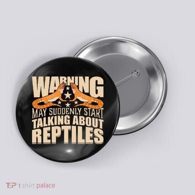 Reptiles Cute Bearded Dragon Button