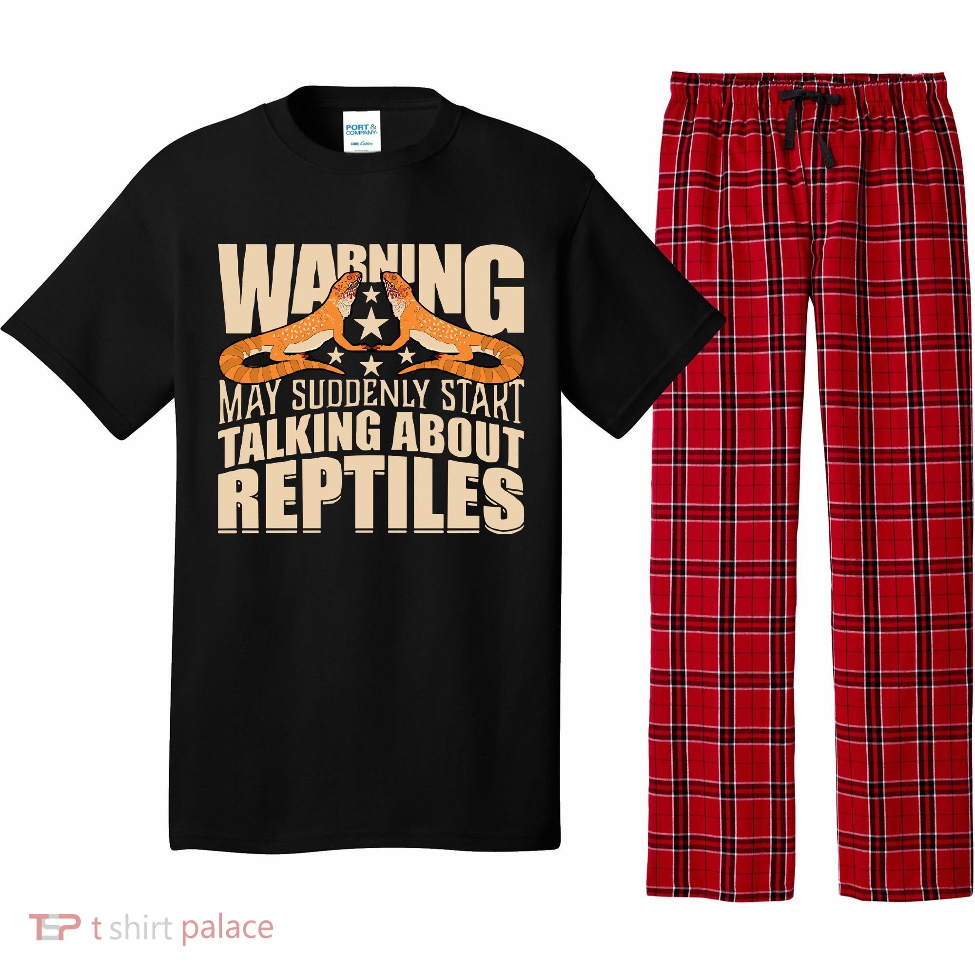 Reptiles Cute Bearded Dragon Pajama Set