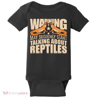 Reptiles Cute Bearded Dragon Baby Bodysuit