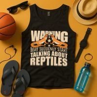 Reptiles Cute Bearded Dragon Tank Top thumb 4
