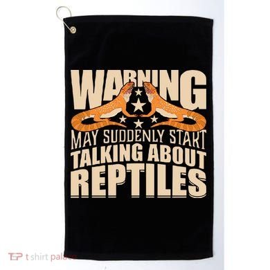 Reptiles Cute Bearded Dragon Golf Towel