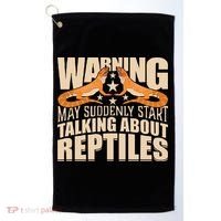 Reptiles Cute Bearded Dragon Golf Towel thumb 0