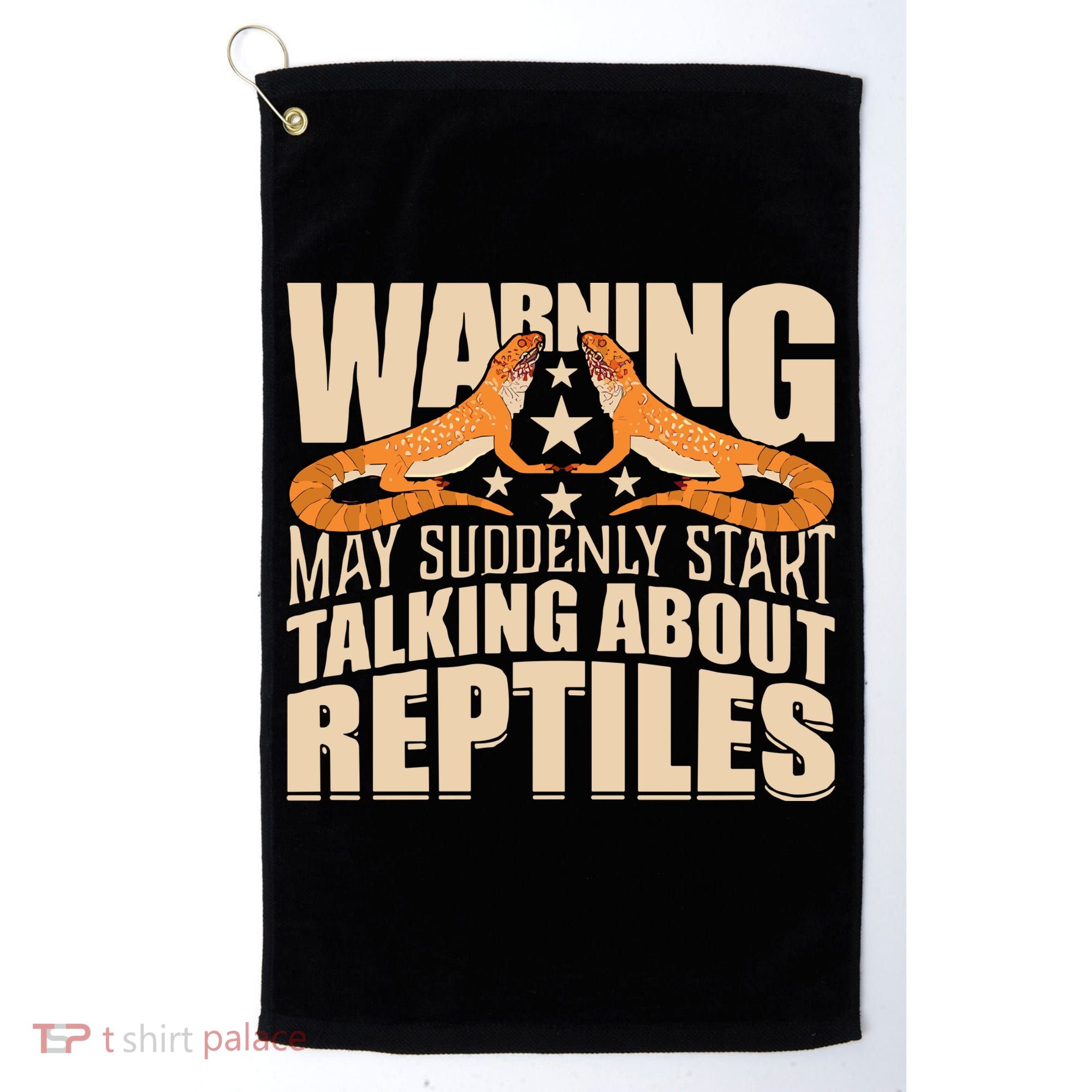 Reptiles Cute Bearded Dragon Golf Towel