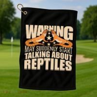 Reptiles Cute Bearded Dragon Golf Towel thumb 1