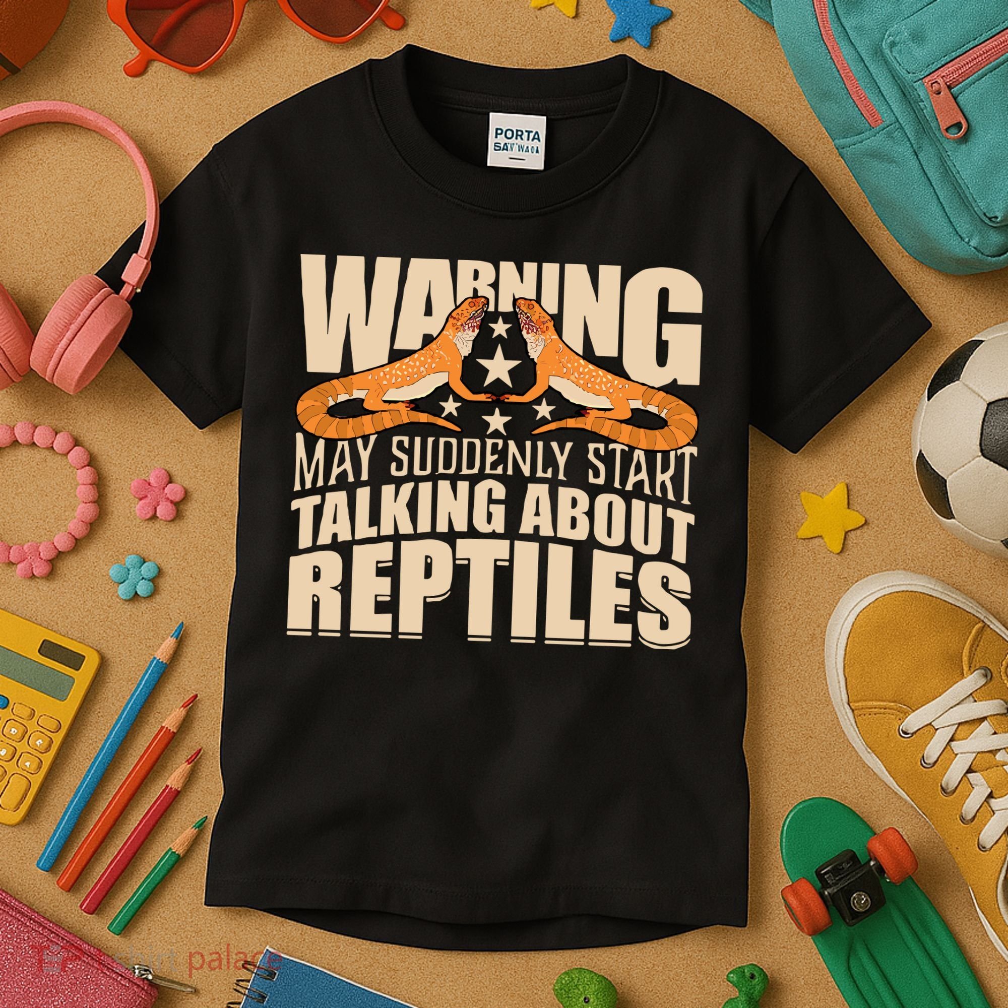Reptiles Cute Bearded Dragon Kids T-Shirt
