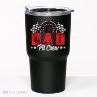 Race Car Birthday Party Racing Family Dad Pit Crew Tumbler thumb 0