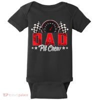 Race Car Birthday Party Racing Family Dad Pit Crew Baby Bodysuit thumb 0