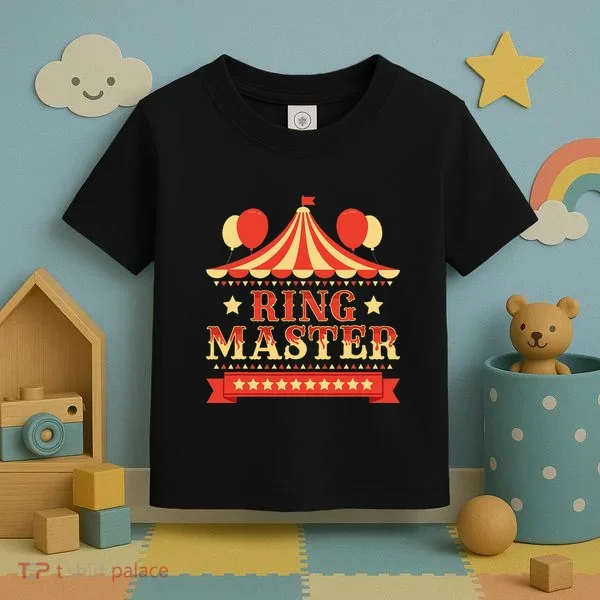 Ringmaster Circus Birthday Party Circus Costume Toddler T-Shirt