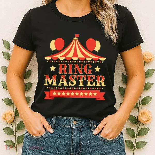 Ringmaster Circus Birthday Party Circus Costume Women's T-Shirt