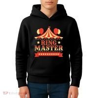 Ringmaster Circus Birthday Party Circus Costume Kids Hoodie thumb 4