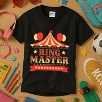 Ringmaster Circus Birthday Party Circus Costume Kids T-Shirt thumb 3