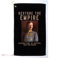 Roman Catholic Blessed Karl Of Austria Monarchist Golf Towel thumb 0