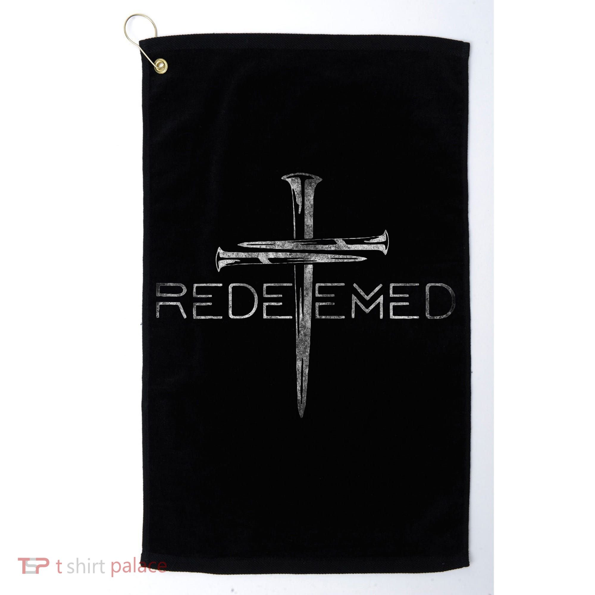 Redeemed Christian Bible Verse Cross Follower Christian Golf Towel