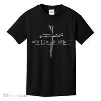 Redeemed Christian Bible Verse Cross Follower Christian Kids T-Shirt thumb 0