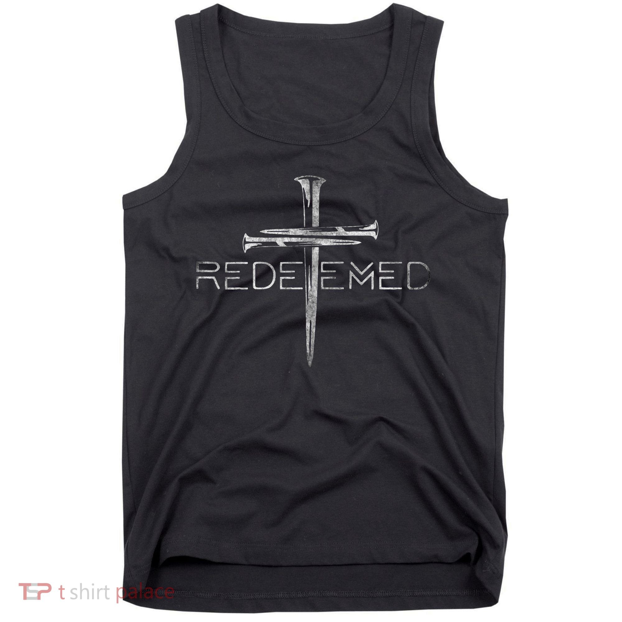 Redeemed Christian Bible Verse Cross Follower Christian Tank Top